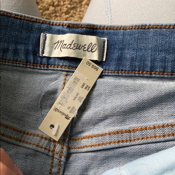 Madewell high rise denim shorts: paint splatter - Picture 3 of 4